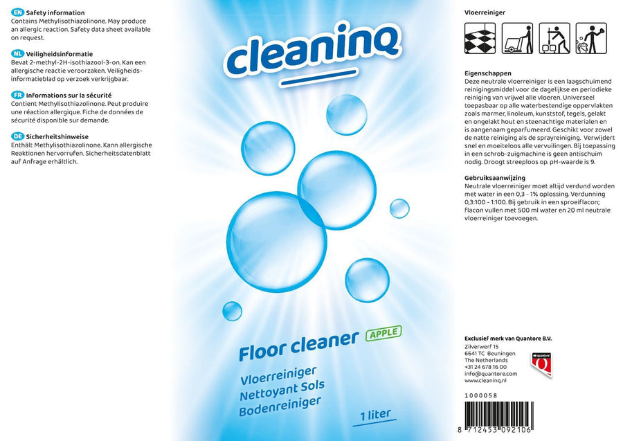 Vloerreiniger Cleaninq 1 liter
