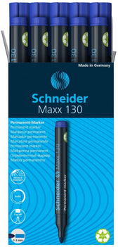 Viltstift Schneider Maxx 130 rond 1-3mm blauw - afbeelding 3