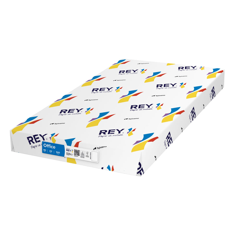 Kopieerpapier Rey Office A3 80gr wit