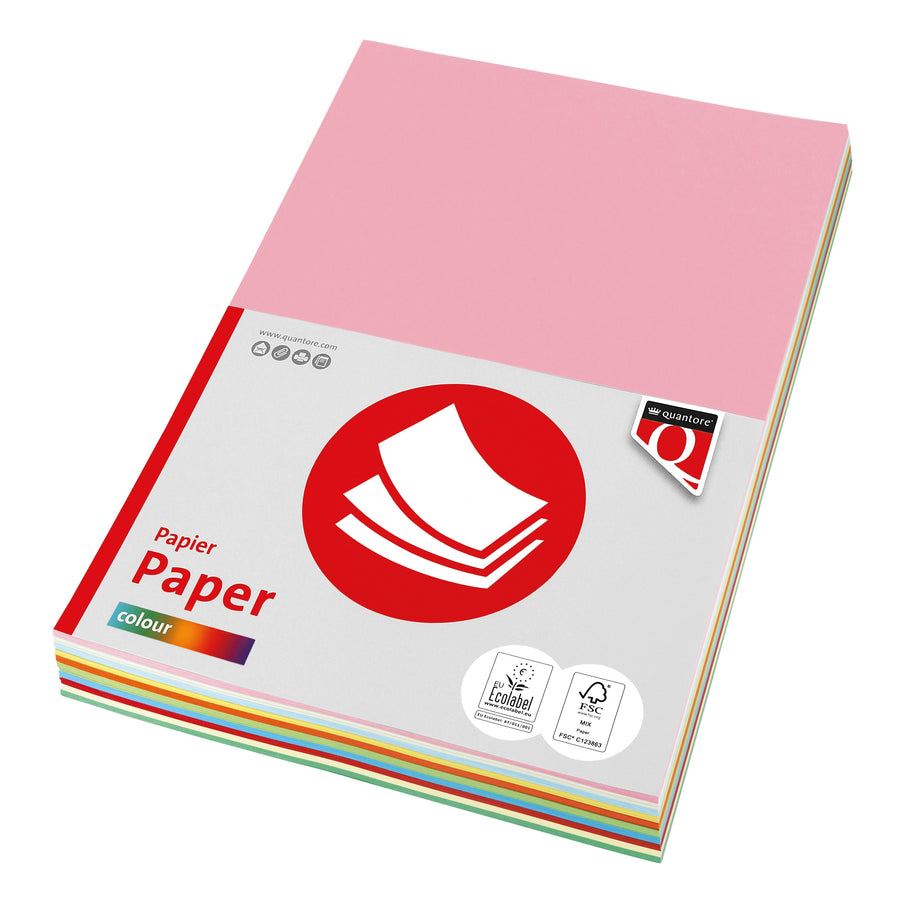 Kopieerpapier Quantore Colour A4 120gr 10kleuren