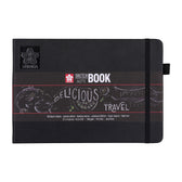 Schetsboek Sakura 80 zwarte vellen 210x148mm zwart