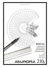 Tekenblok Aurora A4 20 vel 210gr Bristol