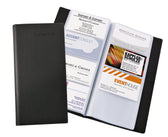 Visitekaartmap Sigel 192krt 90x58mm zwart