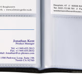 Visitekaartmap Sigel 192krt 90x58mm zwart - afbeelding 4