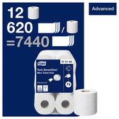 Toiletpapier Tork T9 Advanced 2laags 112m wit - afbeelding 2
