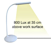 Bureaulamp Unilux Nelly led wit - afbeelding 6