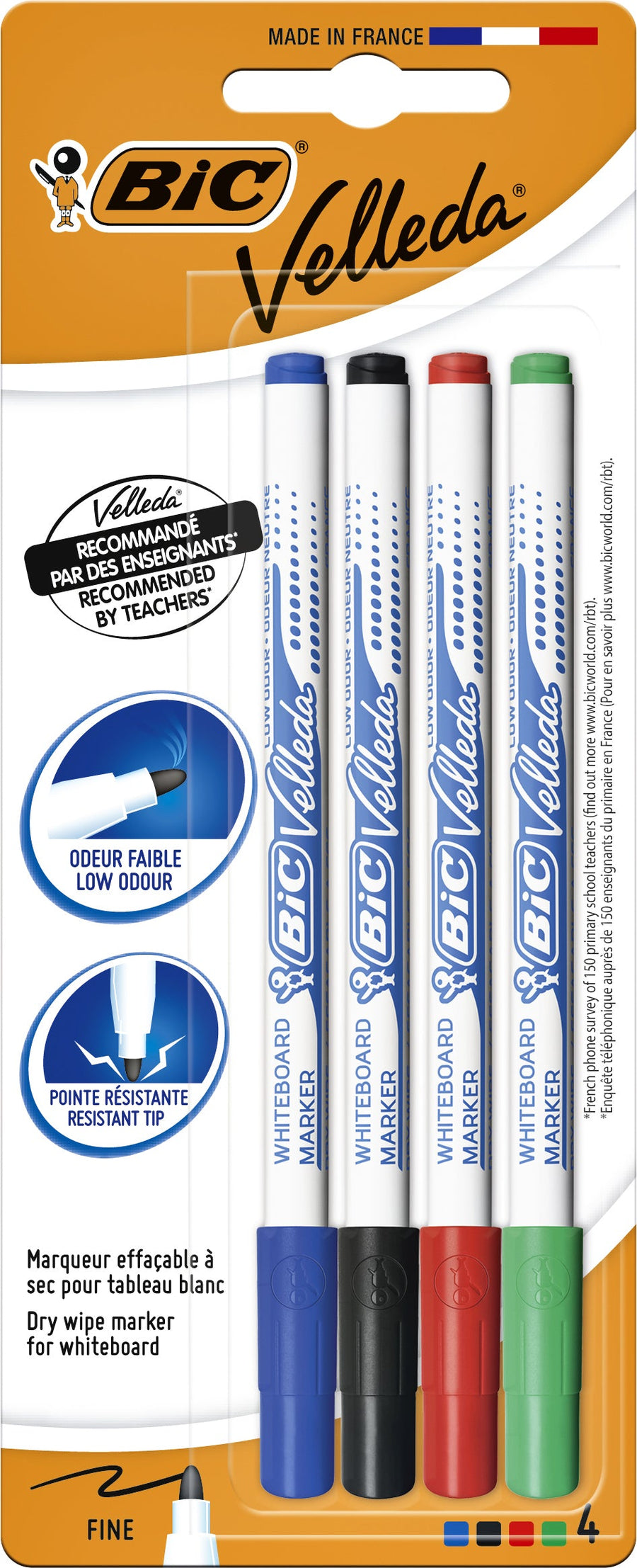 Whiteboardmarker Bic 1721 rond F assorti