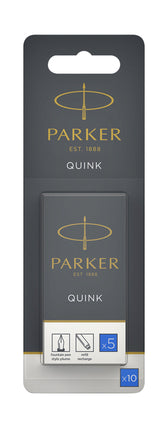 Inktpatroon Parker Quink uitwasbaar blauw