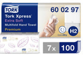 Handdoek Tork H2 Premium 2laags 212x340mm 600297