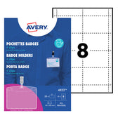 Badge Avery met clip 4822 60x90mm insteekkaarten - afbeelding 6