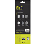 Afvalzak EKO MDPE type C trekb 45x50cm 10-15L wit - afbeelding 4