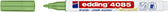 Krijtstift edding 4085 rond 1-2mm metallic groen - afbeelding 2