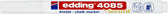 Krijtstift edding 4085 rond 1-2mm wit