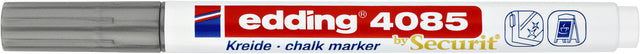 Krijtstift edding 4085 rond 1-2mm zilver