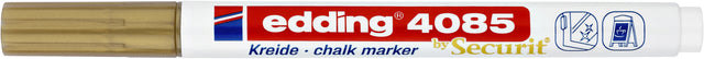 Krijtstift edding 4085 rond 1-2mm goud