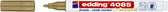 Krijtstift edding 4085 rond 1-2mm goud - afbeelding 2