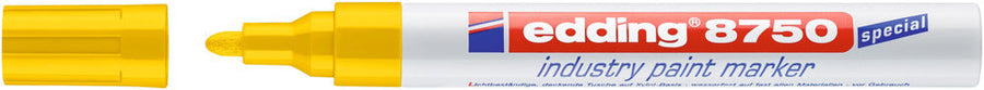 Paintmarker edding 8750 industrie 2-4mm geel
