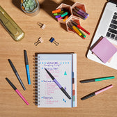 Fineliner Papermate Flair Metallic M 6st assorti - afbeelding 7