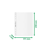 Showtas Leitz Recycle 100µ PP A5 transparant - afbeelding 4