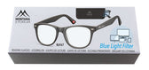Leesbril Montana blue light filter +3.00dpt zwart - afbeelding 3