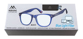 Leesbril Montana +2.00dtp blue light filter blauw - afbeelding 3