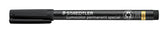 Viltstift Staedtler OHP Lumo M 319 perm special zw - afbeelding 2