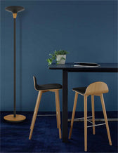 Vloerlamp Unilux Baly led bamboe zwart - afbeelding 6