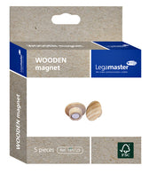 Magneet Legamaster hout 5 stuks - afbeelding 4