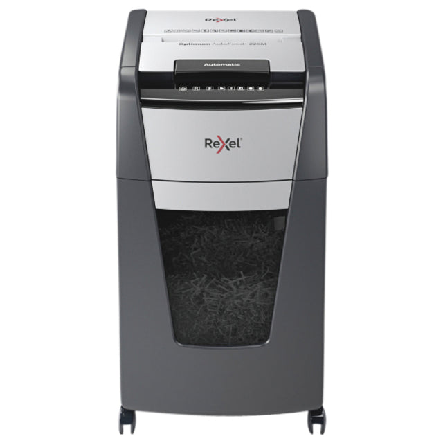 Papiervernietiger Rexel Optimum Auto 225M 2x15mm