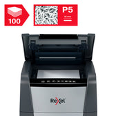 Papiervernietiger Rexel Optimum Auto 100M 2x15mm - afbeelding 8