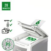 Papiervernietiger Leitz IQ Small Office 100 2x15mm - afbeelding 6