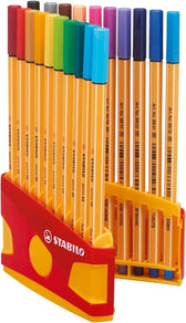 Fineliner STABILO point 88/20 etui gl/rd F assorti - afbeelding 5