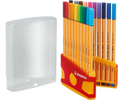 Fineliner STABILO point 88/20 etui gl/rd F assorti - afbeelding 6