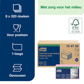 Reinigingsdoek Tork W8 Premium 1laags rood - afbeelding 8
