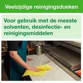 Reinigingsdoek Tork W8 Premium 1laags geel - afbeelding 10