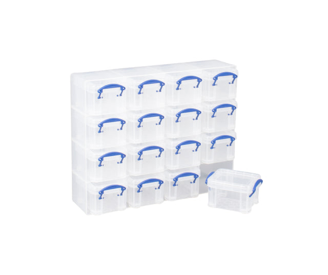 Opbergbox RU 16x 0.14ltr 280x224x65mm transp wit