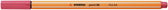 Fineliner STABILO point 88/49 F aardbeienrood - afbeelding 4