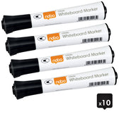 Whiteboardmarker Nobo Glide rond zwart 2mm - afbeelding 2