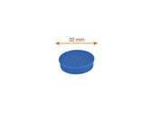 Magneet Nobo 32mm blauw 10 stuks - afbeelding 4