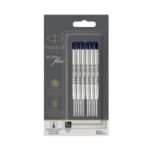Balpenvulling Parker Quinkflow M 10st zwart