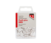 Push Pins Quantore transparant 40 stuks
