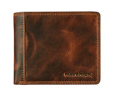 Portemonee Mav The Original geldvk RFID bruin