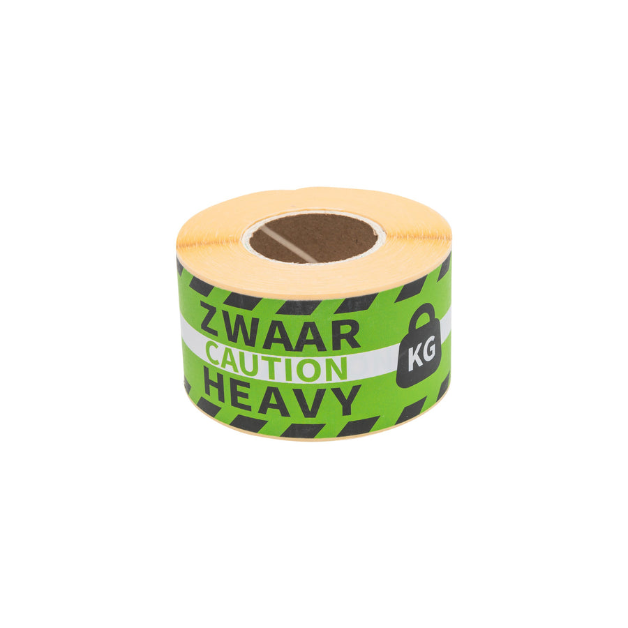 Etiket Rillprint heavy groen