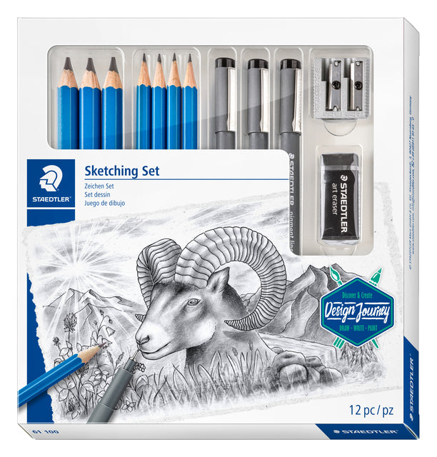 Potlood Staedtler schetsset 12dlg