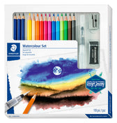 Kleurpotloden Staedtler watercolor aquarel 18dlg