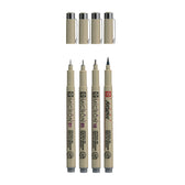 Fineliner Sakura Pigma Micron koelgrijs 4 maten - afbeelding 3