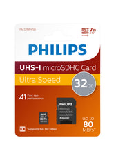 Micro SDHC Card Philips Class 10 UHS I U1 32GB - afbeelding 3