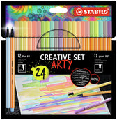 Creative set STABILO 8868/24 Arty 24st assorti