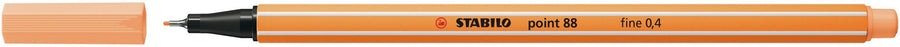 Fineliner STABILO point 88/25 F pastel oranje