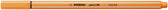 Fineliner STABILO point 88/85 F papaya - afbeelding 4